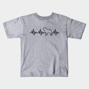 Heartbeat Pug Kids T-Shirt